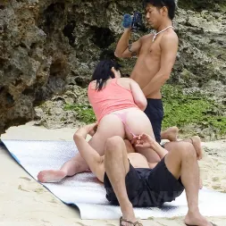 Megumi Haruka in 'Jav HD' asian girl giving blowjob and fucking outdoors (Thumbnail 1)